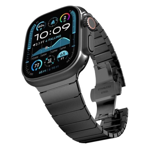 Bransoletka Tech-Protect LinkBand na Apple Watch 44 / 45 / 46 / 49 mm - czarne Bransoletka Tech-Protect LinkBand na Apple Watch 44 / 45 / 46 / 49 mm - czarne