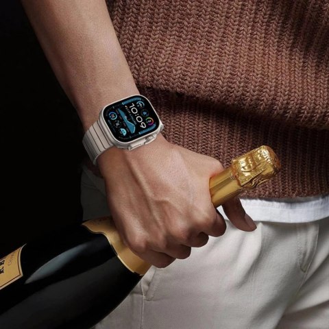 Bransoletka Tech-Protect LinkBand na Apple Watch 44 / 45 / 46 / 49 mm - srebrne Bransoletka Tech-Protect LinkBand na Apple Watch 44 / 45 / 46 / 49 mm - srebrne