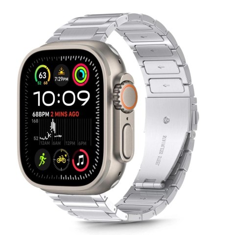 Bransoletka Tech-Protect Stainless na Apple Watch 44 / 45 / 46 / 49 mm - srebrne Bransoletka Tech-Protect Stainless na Apple Watch 44 / 45 / 46 / 49 mm - srebrne