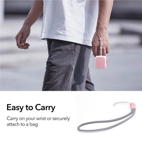 Etui ESR Orbit Halolock MagSafe na AirPods 4 - różowe