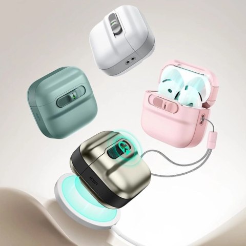 Etui ESR Pulse Halolock Magsafe na AirPods 4 - białe