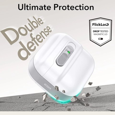 Etui ESR Pulse Halolock Magsafe na AirPods 4 - białe