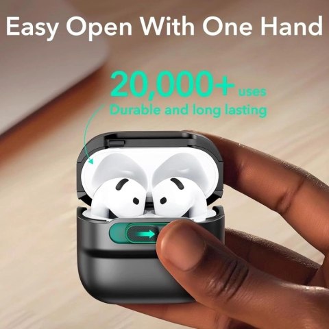 Etui ESR Pulse Halolock Magsafe na AirPods 4 - czarne