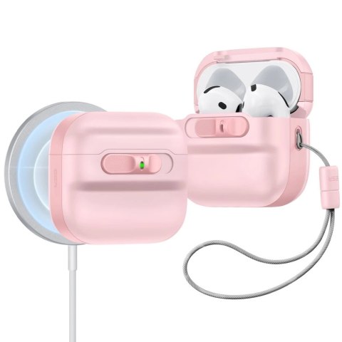 Etui ESR Pulse Halolock Magsafe na AirPods 4 - różowe Etui ESR Pulse Halolock Magsafe na AirPods 4 - różowe
