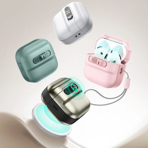Etui ESR Pulse Halolock Magsafe na AirPods 4 - różowe Etui ESR Pulse Halolock Magsafe na AirPods 4 - różowe