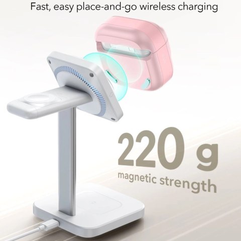 Etui ESR Pulse Halolock Magsafe na AirPods 4 - różowe Etui ESR Pulse Halolock Magsafe na AirPods 4 - różowe