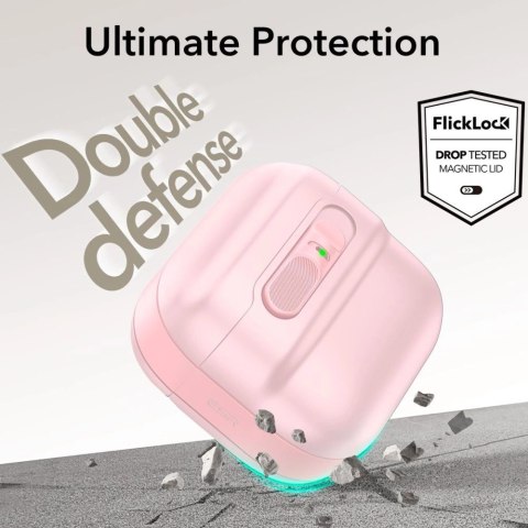Etui ESR Pulse Halolock Magsafe na AirPods 4 - różowe Etui ESR Pulse Halolock Magsafe na AirPods 4 - różowe