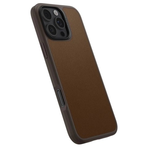 Etui Spigen Cyrill Kajuk Mag na iPhone 16 Pro Max - brązowe Etui Spigen Cyrill Kajuk Mag na iPhone 16 Pro Max - brązowe