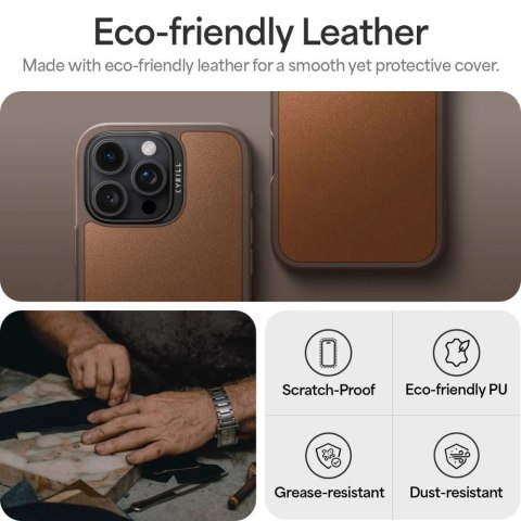 Etui Spigen Cyrill Kajuk Mag na iPhone 16 Pro - zielone Etui Spigen Cyrill Kajuk Mag na iPhone 16 Pro - zielone