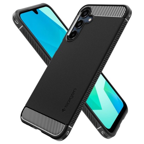 Etui Spigen Rugged Armor na Samsung Galaxy A16 4G / 5G - czarne Etui Spigen Rugged Armor na Samsung Galaxy A16 4G / 5G - czarne