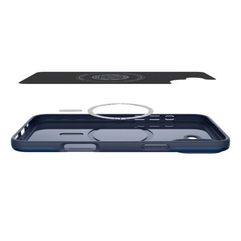 Etui Spigen Thin Fit Magsafe na iPhone 16 - niebieskie Etui Spigen Thin Fit Magsafe na iPhone 16 - niebieskie
