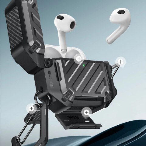 Etui Supcase Unicorn Beetle Pro na AirPods 4 - czarne Etui Supcase Unicorn Beetle Pro na AirPods 4 - czarne