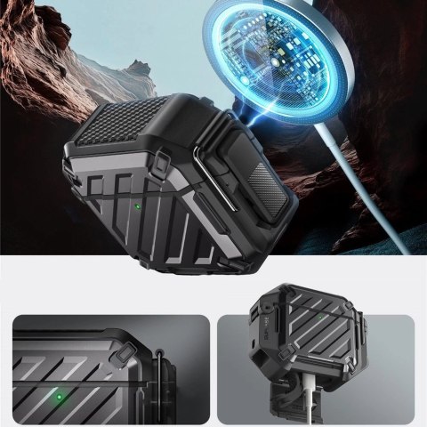 Etui Supcase Unicorn Beetle Pro na AirPods 4 - czarne Etui Supcase Unicorn Beetle Pro na AirPods 4 - czarne