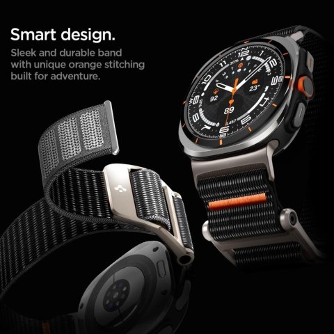 Pasek Spigen DuraPro na Samsung Galaxy Watch Ultra 47 mm - czarny Pasek Spigen DuraPro na Samsung Galaxy Watch Ultra 47 mm - czarny