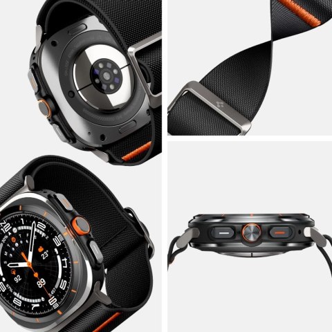 Pasek Spigen Fit Lite na Galaxy Watch Ultra 47 mm - czarny Pasek Spigen Fit Lite na Galaxy Watch Ultra 47 mm - czarny