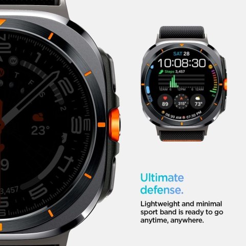 Pasek Spigen Fit Lite na Galaxy Watch Ultra 47 mm - czarny Pasek Spigen Fit Lite na Galaxy Watch Ultra 47 mm - czarny