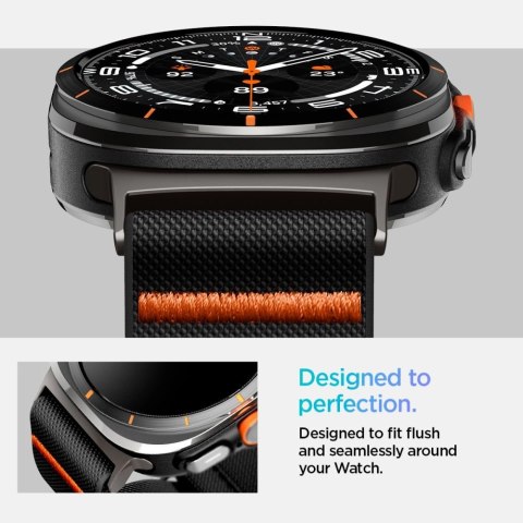 Pasek Spigen Fit Lite na Galaxy Watch Ultra 47 mm - czarny Pasek Spigen Fit Lite na Galaxy Watch Ultra 47 mm - czarny
