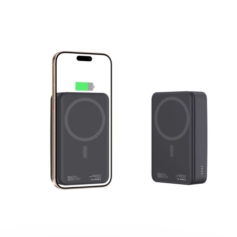 Powerbank Tech-Protect PB12 LifeMag MagSafe 20000MAH - czarne Powerbank Tech-Protect PB12 LifeMag MagSafe 20000MAH - czarne