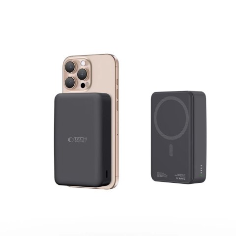 Powerbank Tech-Protect PB12 LifeMag MagSafe 20000MAH - czarne Powerbank Tech-Protect PB12 LifeMag MagSafe 20000MAH - czarne