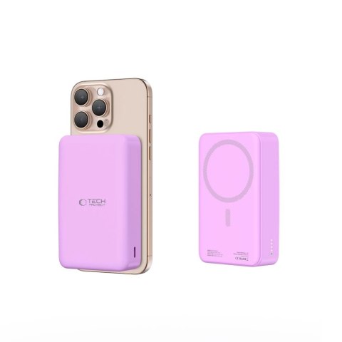Powerbank Tech-Protect PB12 LifeMag MagSafe 20000MAH - fioletowe Powerbank Tech-Protect PB12 LifeMag MagSafe 20000MAH - fioletowe