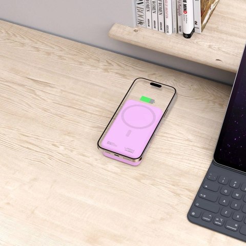 Powerbank Tech-Protect PB12 LifeMag MagSafe 20000MAH - fioletowe Powerbank Tech-Protect PB12 LifeMag MagSafe 20000MAH - fioletowe