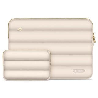 Torba na laptopa 13-14 Tech-Protect Puffy - beżowa