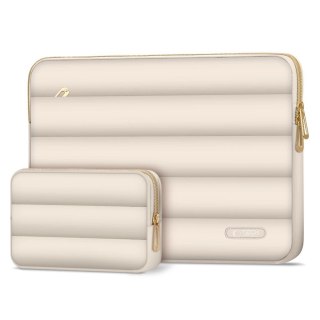 Torba na laptopa 13-14 Tech-Protect Puffy - beżowa