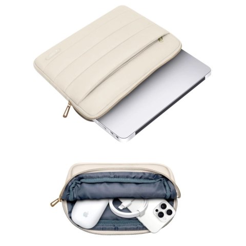 Torba na laptopa 13-14 Tech-Protect Puffy - beżowa Torba na laptopa 13-14 Tech-Protect Puffy - beżowa