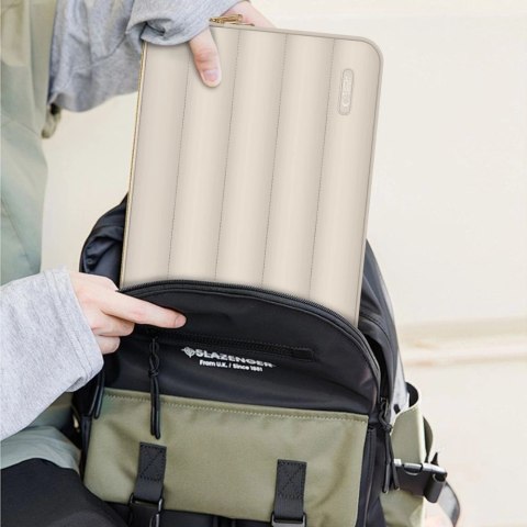 Torba na laptopa 13-14 Tech-Protect Puffy - beżowa Torba na laptopa 13-14 Tech-Protect Puffy - beżowa