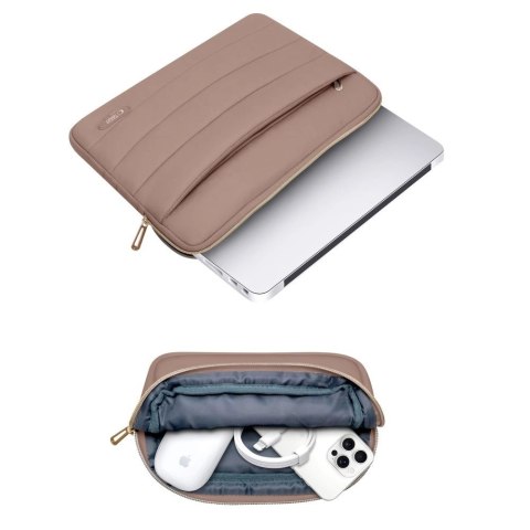 Torba na laptopa 13-14" Tech-Protect Puffy - brązowa