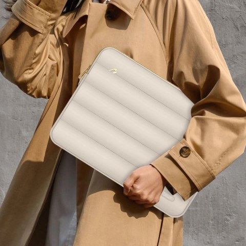 Torba na laptopa 15-16 Tech-Protect Puffy - beżowa Torba na laptopa 15-16 Tech-Protect Puffy - beżowa