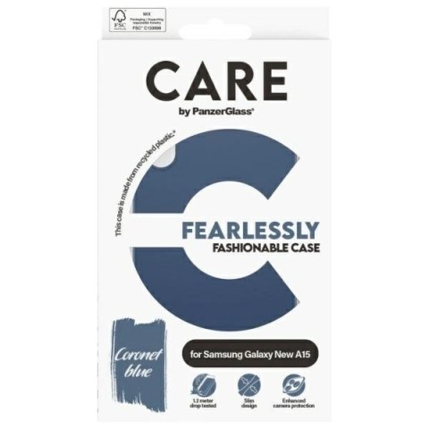 Etui CARE by PanzerGlass Fashion Case na Samsung Galaxy A16 / A16 5G - niebieskie