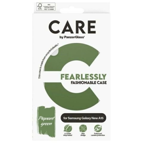 Etui CARE by PanzerGlass Fashion Case na Samsung Galaxy A16 / A16 5G - zielone Etui CARE by PanzerGlass Fashion Case na Samsung Galaxy A16 / A16 5G - zielone