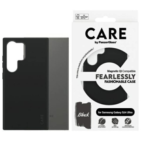 Etui CARE by PanzerGlass Fashion QI Case Samsung Galaxy S24 Ultra - czarne Etui CARE by PanzerGlass Fashion QI Case Samsung Galaxy S24 Ultra - czarne