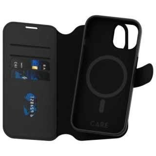 Etui CARE by PanzerGlass Feature Tango 2w1 Wallet MagSafe na iPhone 15 - czarne