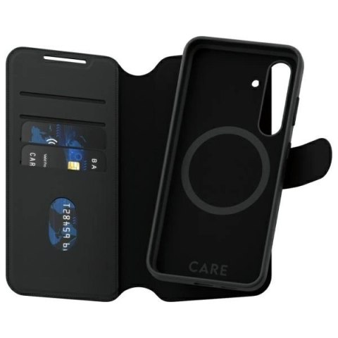 Etui CARE by PanzerGlass Feature Tango 2w1 Wallet na Samsung Galaxy S24+ - czarne Etui CARE by PanzerGlass Feature Tango 2w1 Wallet na Samsung Galaxy S24+ - czarne