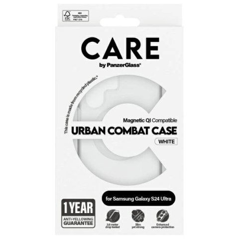 Etui CARE by PanzerGlass Flagship QI Case na SamsUng Galaxy S24 Ultra - przezroczyste Etui CARE by PanzerGlass Flagship QI Case na SamsUng Galaxy S24 Ultra - przezroczyste