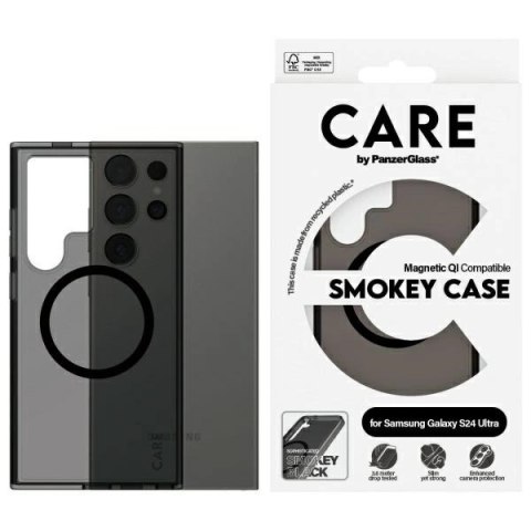 Etui CARE by PanzerGlass Flagship QI Case na Samsung Galaxy S24 Ultra - czarne Etui CARE by PanzerGlass Flagship QI Case na Samsung Galaxy S24 Ultra - czarne