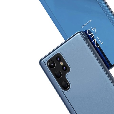 Etui Clear View Case do Samsung Galaxy A56 pokrowiec z klapką - niebieskie