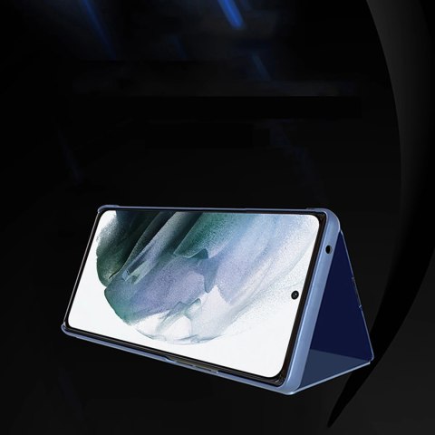 Etui Clear View Case do Samsung Galaxy A56 pokrowiec z klapką - niebieskie