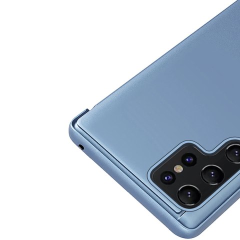 Etui Clear View Case do Samsung Galaxy A56 pokrowiec z klapką - niebieskie