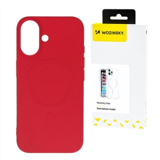 Etui Liquid Silicone Case MagSafe na Samsung Galaxy S25 - czerwone