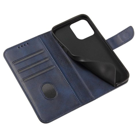 Etui Magnet Case z klapką do Samsung Galaxy A56 - niebieskie
