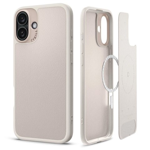 Etui Spigen Cyrill Kajuk Mag na iPhone 16 - beżowe Etui Spigen Cyrill Kajuk Mag na iPhone 16 - beżowe