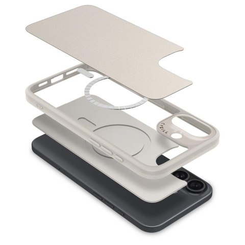 Etui Spigen Cyrill Kajuk Mag na iPhone 16 - beżowe Etui Spigen Cyrill Kajuk Mag na iPhone 16 - beżowe