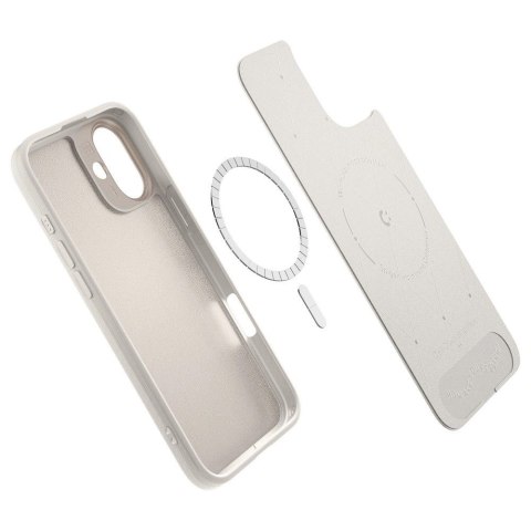 Etui Spigen Cyrill Kajuk Mag na iPhone 16 - beżowe Etui Spigen Cyrill Kajuk Mag na iPhone 16 - beżowe