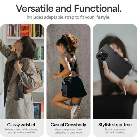 Etui Spigen Cyrill Kajuk na iPhone 16 Pro - czarne Etui Spigen Cyrill Kajuk na iPhone 16 Pro - czarne