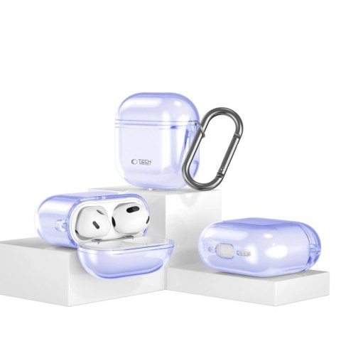 Etui Tech-Protect FlexAir na AirPods 4 - fioletowe