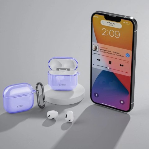 Etui Tech-Protect FlexAir na AirPods 4 - fioletowe