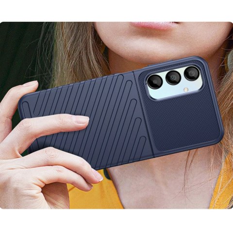 Etui Thunder Case na Samsung Galaxy A56/A36 silikonowy pancerny pokrowiec - niebieskie